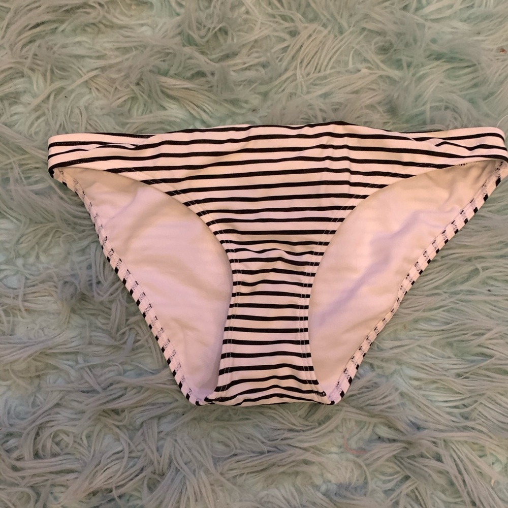 Hollister striped bikini bottom